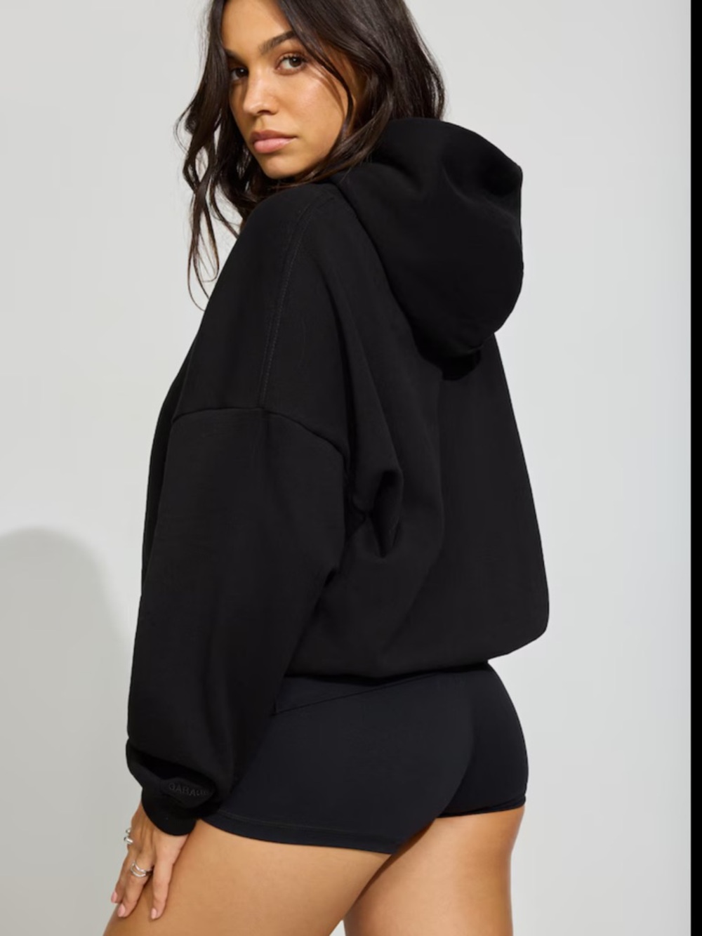 Garage Black Ultra Fleece Pullover Hoodie Sweatshirt NWT Size L/XL - Picture 2 of 8